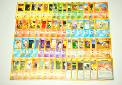 Pokemon card GYM Set LOT 60 Old Back Non holo Japanese Trainer Charmander etc... - Image 1
