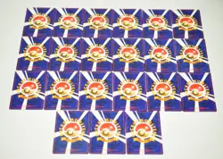 Pokemon card Old Back Non Holo LOT 21 Japanese Dark Set Vaporeon Machoke etc... - Image 2