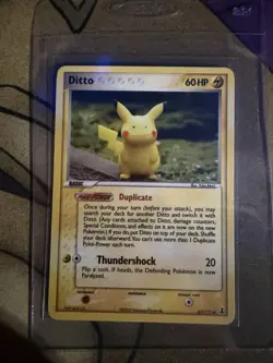 Ditto (Pikachu) 63/113 EX Delta Species Non-Holo Near Mint Pokemon TCG Card - Image 1
