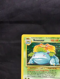 Pokemon Cards: Base Set Rare Holo: Venusaur 15/102 - Image 3