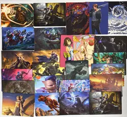 Final Fantasy MtG Art Series 25 Card Lot Including 4 Gold Stamped As Shown - Image 2