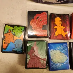 Lot of 11 - Pokemon TCG ETB Card Sleeves- New and Sealed + 2 Empty Etb Boxes - Image 2