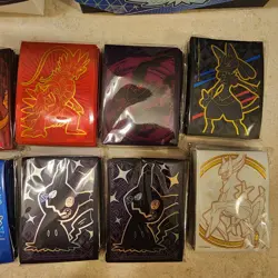 Lot of 11 - Pokemon TCG ETB Card Sleeves- New and Sealed + 2 Empty Etb Boxes - Image 3