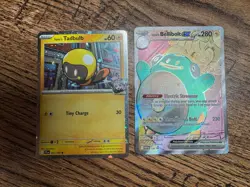 Iono's Bellibolt EX Premium Collection Promo Cards Tadbulb and Bellibolt - Image 1