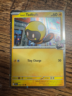 Iono's Bellibolt EX Premium Collection Promo Cards Tadbulb and Bellibolt - Image 2