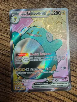 Iono's Bellibolt EX Premium Collection Promo Cards Tadbulb and Bellibolt - Image 4