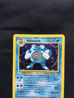 Pokemon Cards: Base Set Rare Holo: Poliwrath 13/102 - Image 2