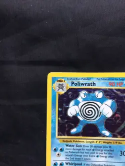 Pokemon Cards: Base Set Rare Holo: Poliwrath 13/102 - Image 3
