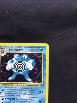 Pokemon Cards: Base Set Rare Holo: Poliwrath 13/102 - Image 4