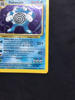 Pokemon Cards: Base Set Rare Holo: Poliwrath 13/102 - Image 5