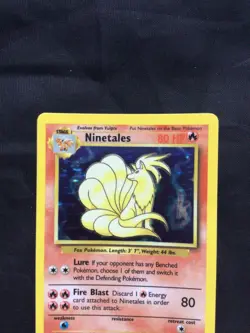 Pokemon Cards: Base Set Rare Holo: Ninetales 12/102 - Image 2