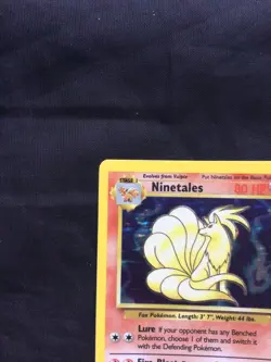 Pokemon Cards: Base Set Rare Holo: Ninetales 12/102 - Image 3