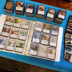 17 Pages of MODERN Era Cards Collection in Binder and 1000 random Bulk MTG Lot - Image 1