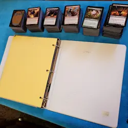 17 Pages of MODERN Era Cards Collection in Binder and 1000 random Bulk MTG Lot - Image 5