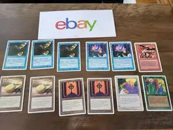 Lot of 12 Chronicles Set Cards MTG 3x Dandan, 2x Dance Of Many... Magic Gather - Image 1