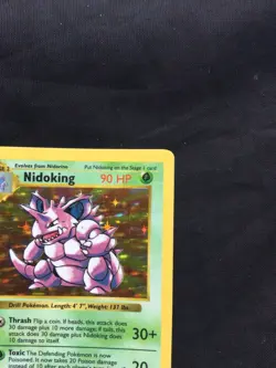 Pokemon Cards: Base Set Shadowless Rare Holo: Nidoking 11/102 - Image 4
