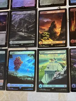Final Fantasy Magic The Gathering Foil Land Card Lot 27x Cards No Duplicates N/M - Image 4