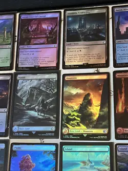 Final Fantasy Magic The Gathering Foil Land Card Lot 27x Cards No Duplicates N/M - Image 5