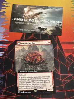 Smoldering Egg Extended Art - MID Innistrad: Midnight Hunt - Image 1