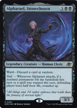 Alpharael, Stonechosen Edge of Eternities Foil - NM #87 MTG EOE - Image 1
