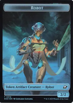 Robot Emblem - Tezzeret, Cruel Captain Token Edge of Eternities FOIL - Image 2