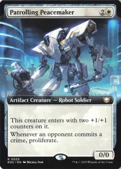 Patrolling Peacemaker (Extended Art) Commander: Edge of Eternities Regular - NM - Image 1