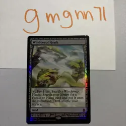 MTG Foil Windswept Heath Zendikar Expeditions - Image 1