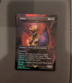 Anima Grief Final Fantasy Rainbow Foil Secret Lair English Magic The Gathering - Image 1