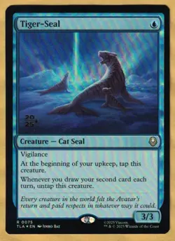 (In Hand) Prerelease Foil - Tiger-Seal (Avatar, Rare, 2025) MTG NM - Image 1