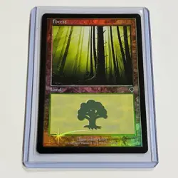 2000 Magic: The Gathering INVASION Forest FOIL 347/356 NM - Image 1