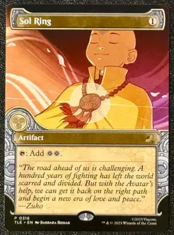 MTG Sol Ring (0316) *Non-Foil* Showcase Avatar TLE MT/NM Free Ship - Image 1