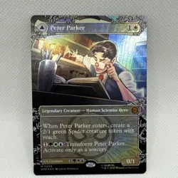 MTG - NM - Peter Parker (0208) (Borderless) Marvel's Spider-Man Foil - Image 1