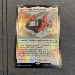 Spider-Man, Peter Parker FOIL (#0004) Marvel's Spider-Man: Eternal-Legal Mtg NM - Image 1