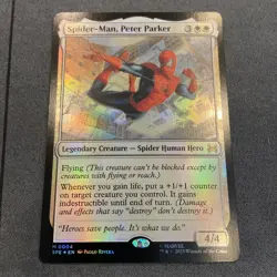 Spider-Man, Peter Parker FOIL (#0004) Marvel's Spider-Man: Eternal-Legal Mtg NM - Image 2