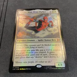 Spider-Man, Peter Parker FOIL (#0004) Marvel's Spider-Man: Eternal-Legal Mtg NM - Image 3