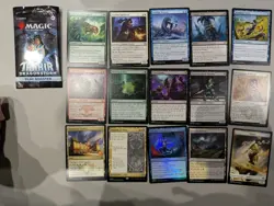 9 Opened Magic The Gathering Tarkir: Dragonstorm Play Boosters - Image 2