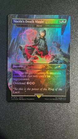 Noctis's Death Magic - Damn (Rainbow Foil) Secret Lair Drop Foil - Image 1