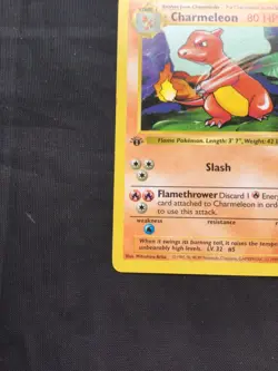 Pokemon Cards: Base Set 1st Edition Uncommon: Charmeleon 24/102 - Image 5