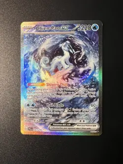 Pokemon Chien-Pao ex 261/193 NM+ Paldea Evolved Special Illustration Rare S&V LP - Image 1