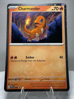 Charmander Cosmos Holo Black Star Promo - SVP047 - Scarlet & Violet Pokemon 2023 - Image 1