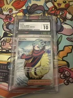 CGC 10 Grusha 2023 Pokemon Paldea Evolved Grusha Full Art Trainer #253/193 - Image 1