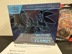 Pokemon Phantasmal Flames ETB & Two 1-Pack Blisters & Promos, Brand New, Sealed - Image 2