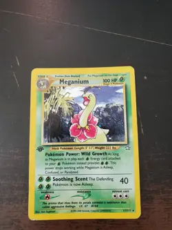 Pokemon TCG Meganium Neo Genesis 1st Ed - Image 2