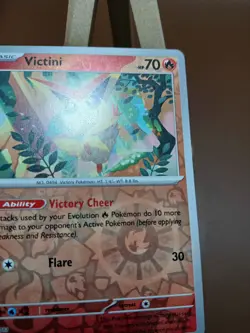 PACK FRESH Pokemon Near Mint Surging Sparks Reverse Holo Victini 021/191 - Image 2