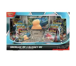 Pokemon Snorlax Ex & Blissey Ex Special Collection Box! Walmart Exclusive, 8Pks - Image 1