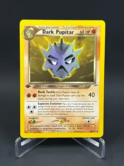Pokemon Neo Destiny 1st Edition Dark Pupitar 38/105 Non-Holo VLP - Image 1