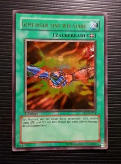 💥Yu-Gi-Oh! LON-G049 GEMEINSAM SIND WIR STARK 1. AUFLAGE ULTRA RARE - Image 1