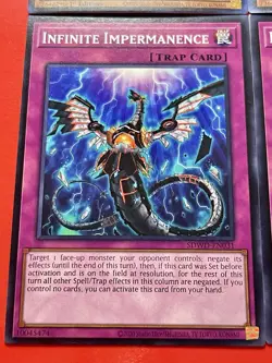 3x Infinite Impermanence + 3x Ghost Belle & Haunted Mansion | NM | YuGiOh! - Image 3