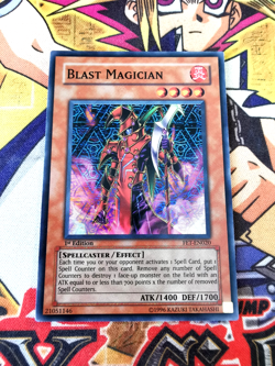 Blast Magician fet-en020 1st Edition (MP) Super Rare Yu-Gi-Oh! - Image 1