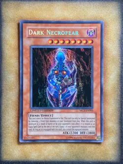 Yugioh Dark Necrofear MC1-EN005 Secret Rare Limited Edition LP - Image 1